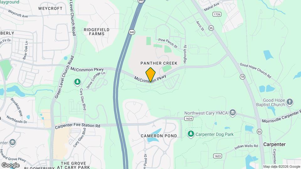 1248 Channing Park Cir Mapa y Detalles de la Ubicación