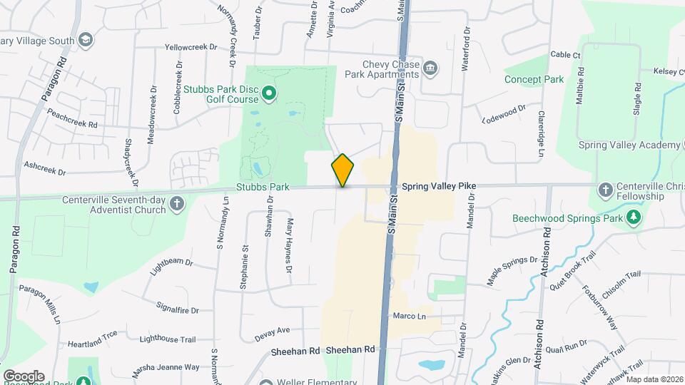 110 W Spring Valley Pike Map and Location Details