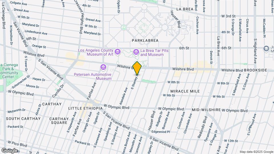 740 S Stanley Ave Map and Location Details