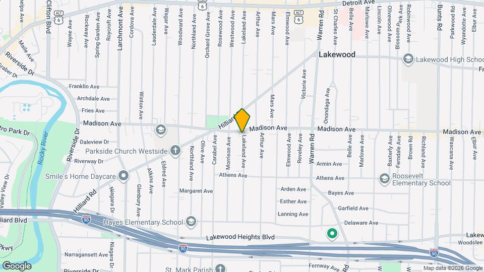 Fodor Apts Lakewood Map and Location Details