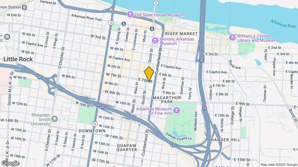 Albert Pike Apartments Mapa y Detalles de la Ubicación