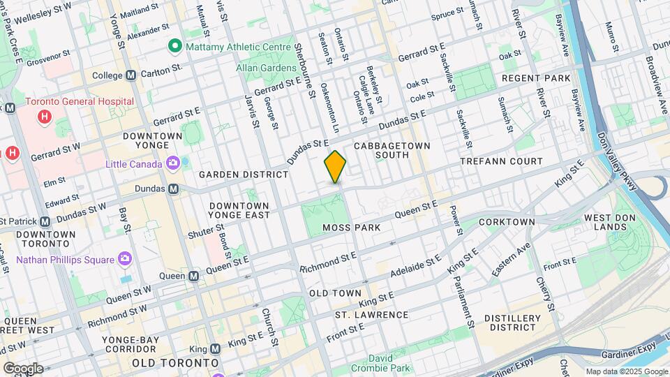 180 Sherbourne St Map and Location Details