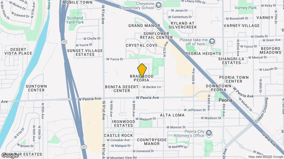 8834 W Sahuaro Dr Map and Location Details