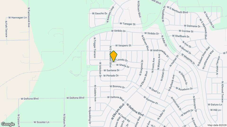 2719 W Sheila Dr Mapa y Detalles de la Ubicación