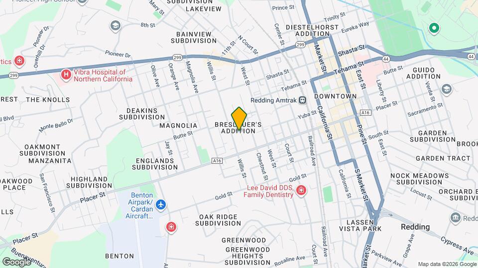 1561 Willis St Map and Location Details