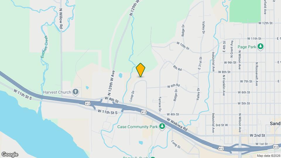 633 Loop Dr Map and Location Details