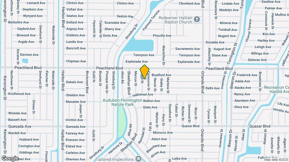1058 Riggs St Map and Location Details