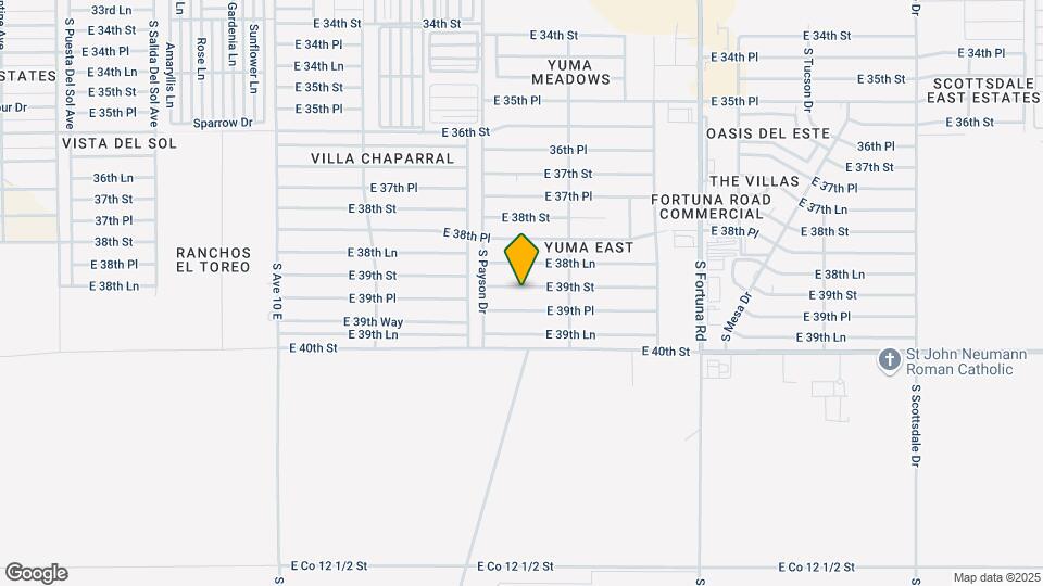 10569 E 39th St Map and Location Details