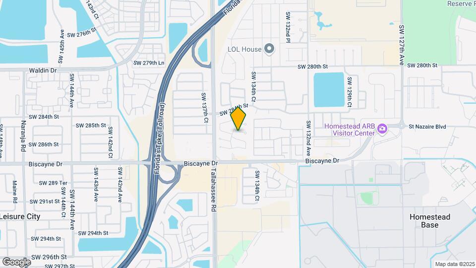 13562 SW 286th Terrace Map and Location Details