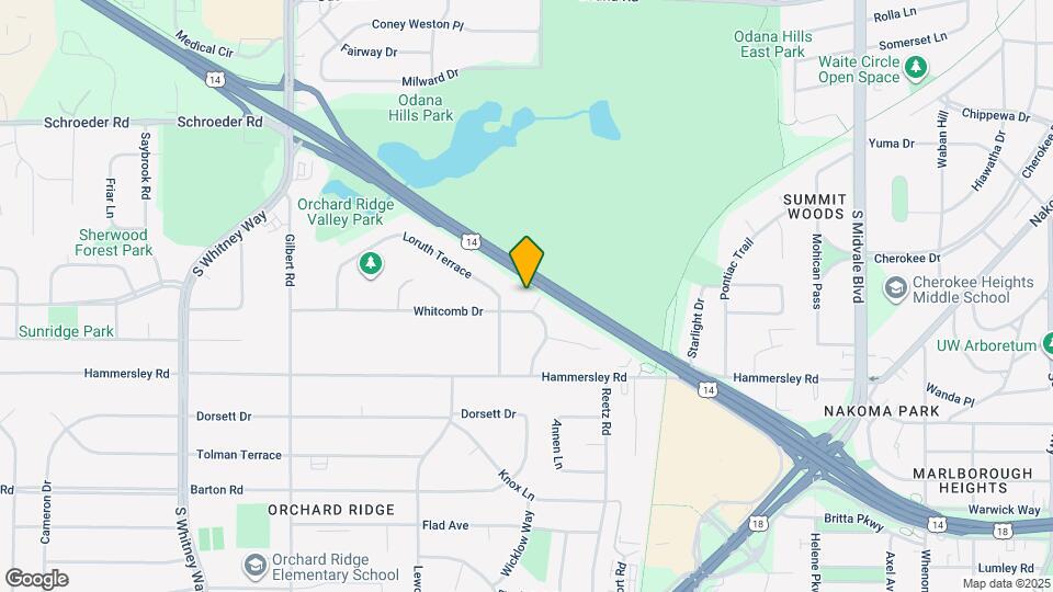 5002 Whitcomb Dr Map and Location Details