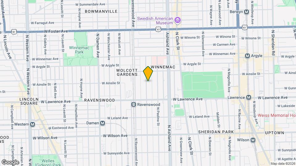 4861 N Hermitage Ave Map and Location Details