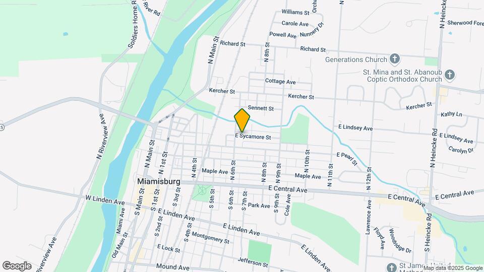 615 E Sycamore St, Unit 617 Map and Location Details