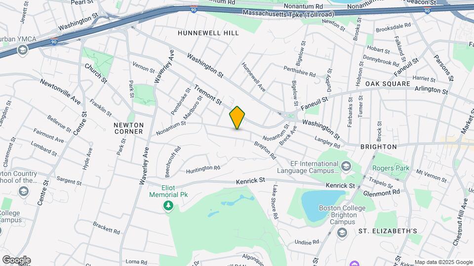 122 Nonantum St, Unit 3 Map and Location Details