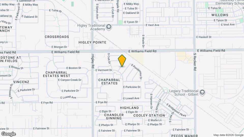 2537 S Sunnyvale Ave Map and Location Details