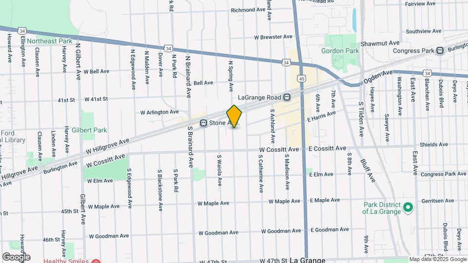 33 N Spring Ave Map and Location Details