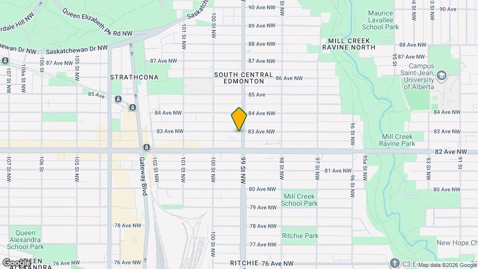 9905-9983 83 Ave NW Map and Location Details