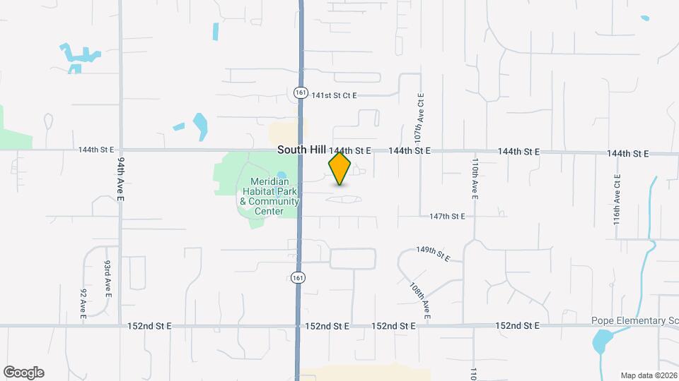 10321 146th St E Mapa y Detalles de la Ubicación