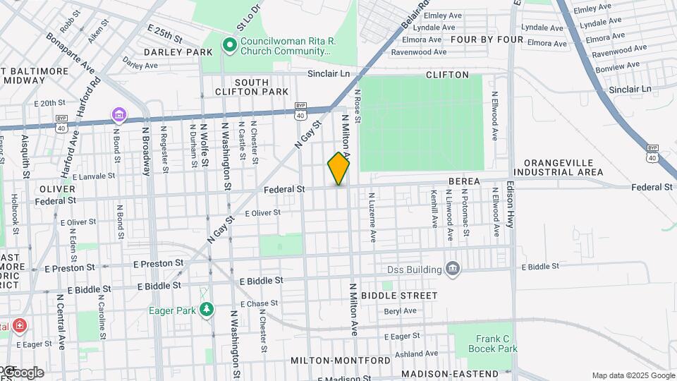 2427 Federal St Map and Location Details