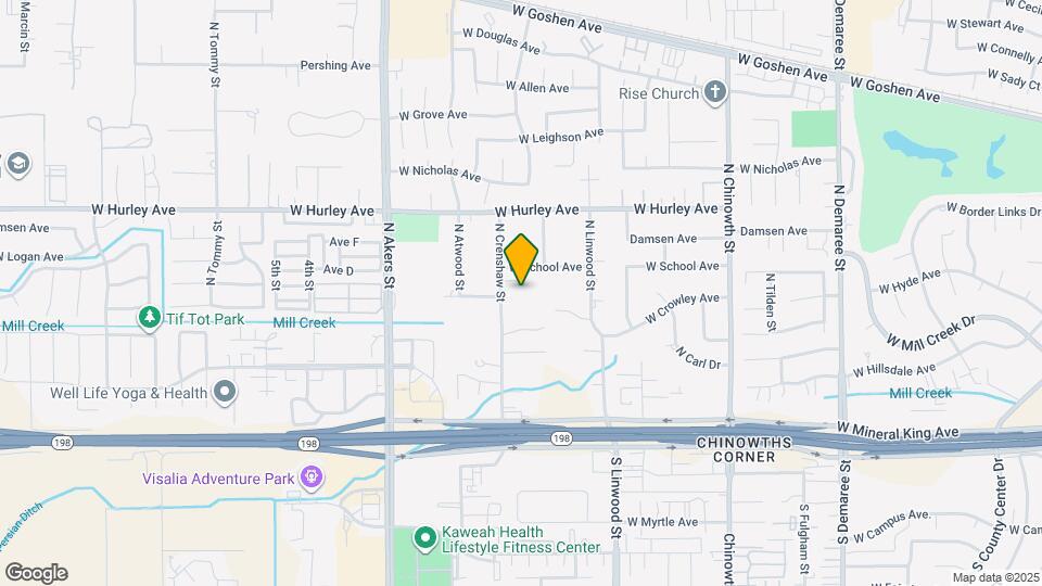 238 N Crenshaw St Map and Location Details