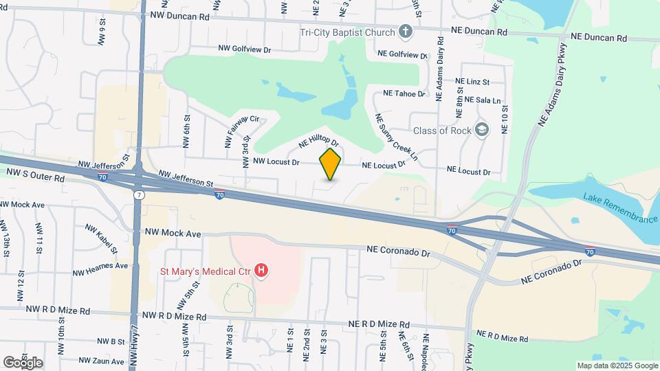 219 NE Cedar Ct Map and Location Details