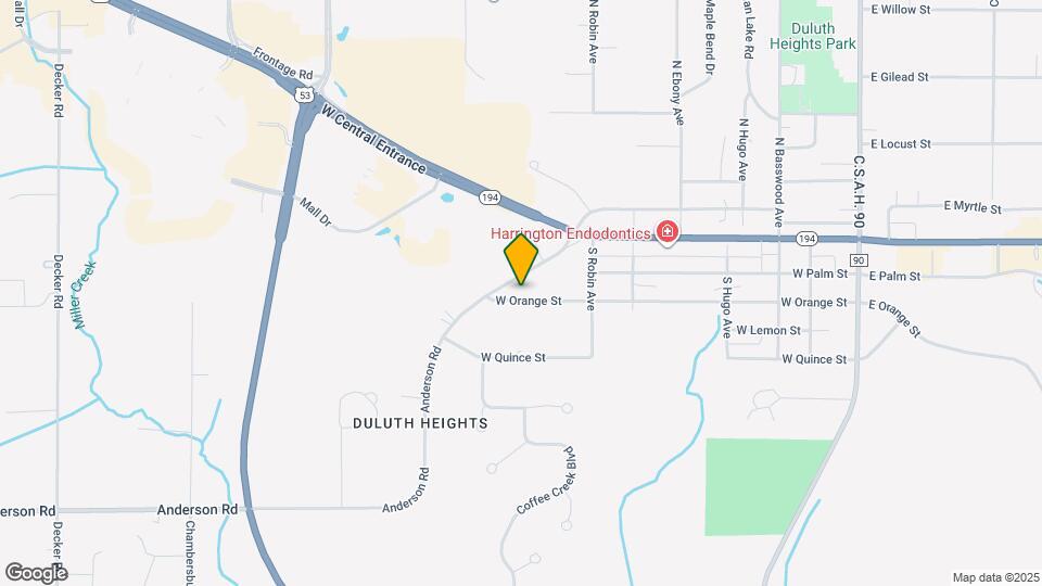 505 W Orange St Map and Location Details