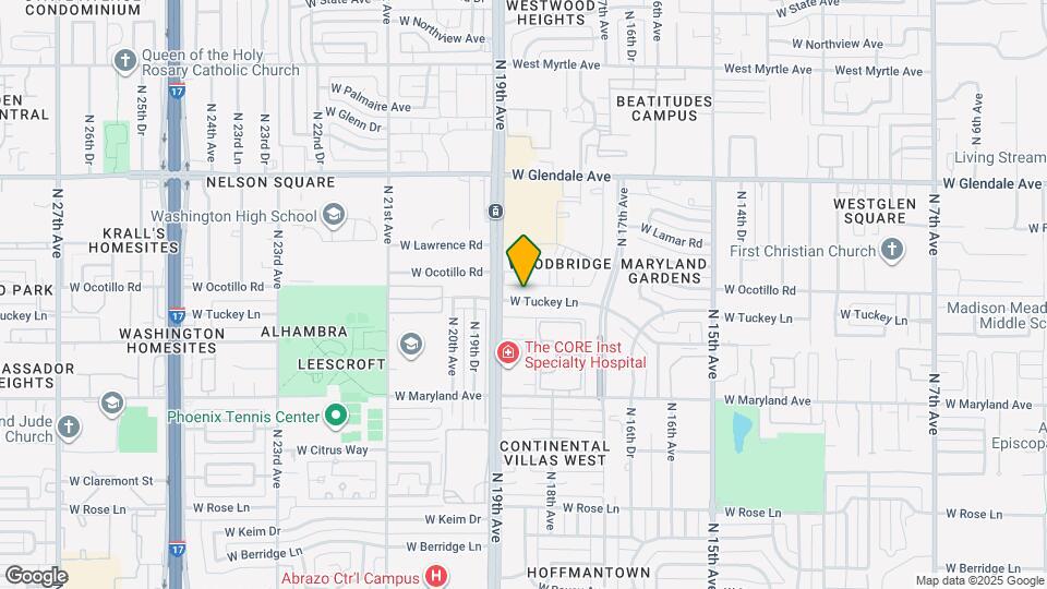 1828 W Tuckey Ln Map and Location Details