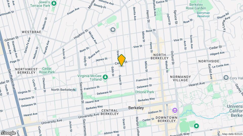 1619 Grant St Map and Location Details