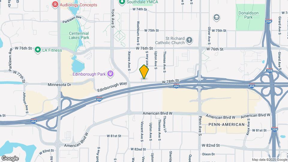 7745 Vincent Ave S Map and Location Details