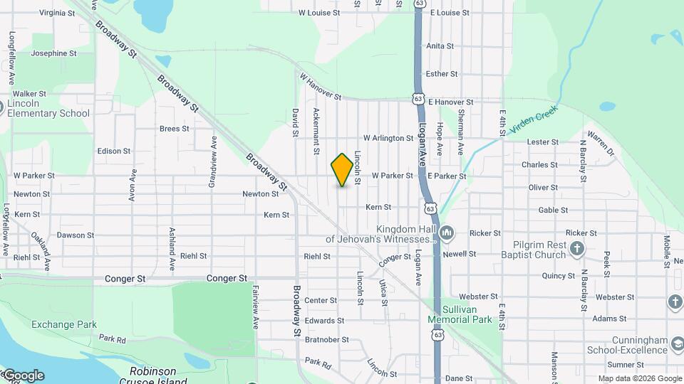 1020 Columbia St Map and Location Details