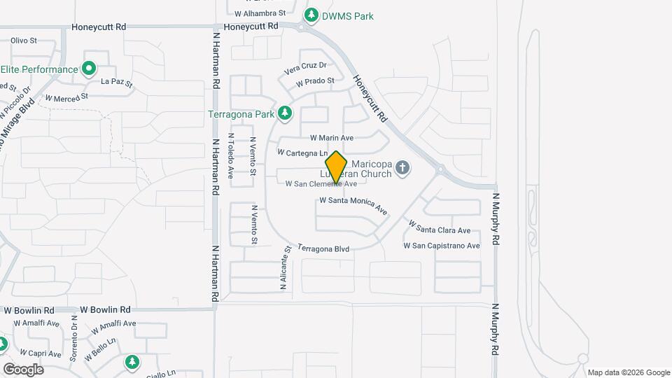 36033 W San Clemente Ave Map and Location Details