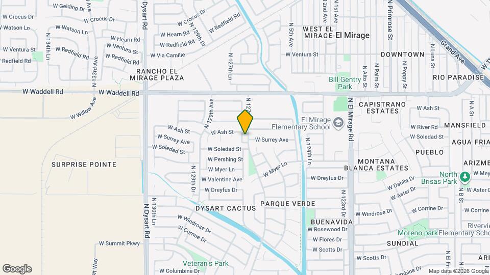 13409 N 127th Dr, Unit 2212 Mapa y Detalles de la Ubicación