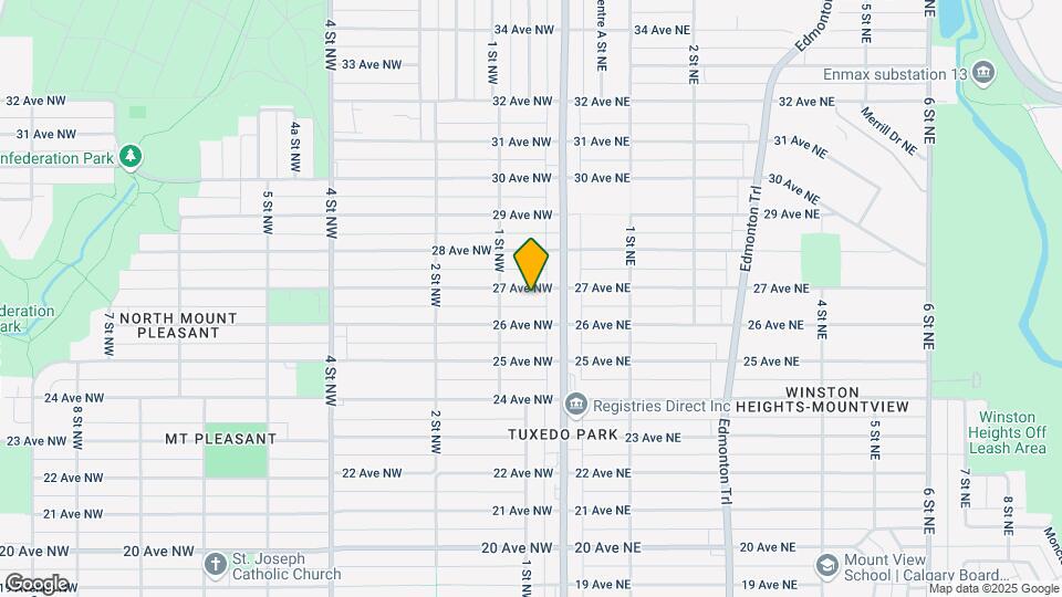 121 27 Av NW Map and Location Details