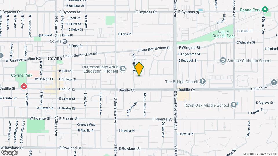 211 N Vecino Dr Map and Location Details