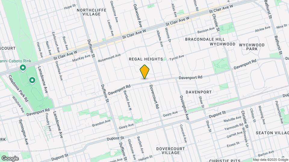 1254 Davenport Rd Map and Location Details
