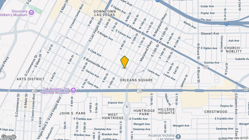 500 S 11th St Map and Location Details
