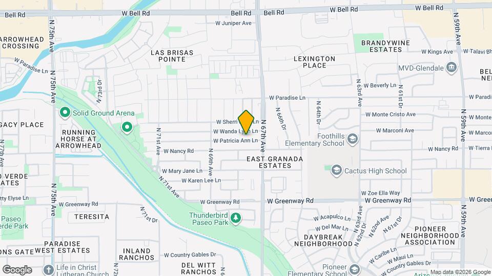 6728 W Patricia Ann Ln Map and Location Details