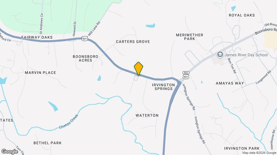 5131 Boonsboro Rd Map and Location Details