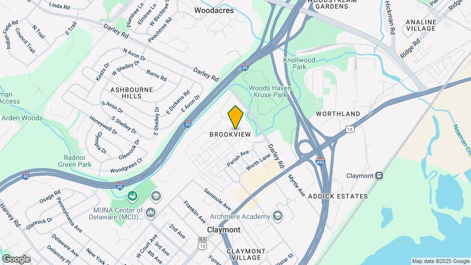 401 Lenape Way Map and Location Details