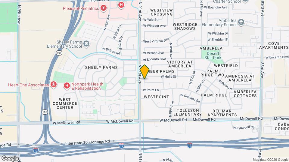2047 N 90th Ln Mapa y Detalles de la Ubicación
