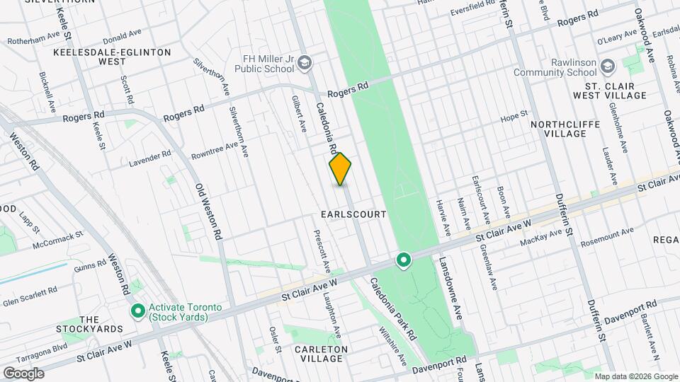 128 Caledonia Rd Map and Location Details