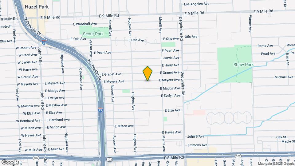 1520 E Meyers Ave Map and Location Details