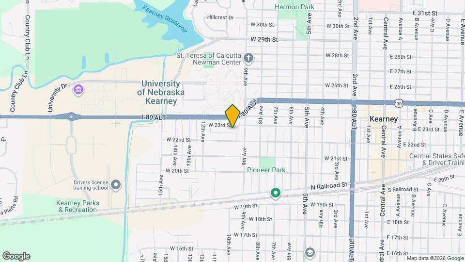 920 W 23rd St Map and Location Details