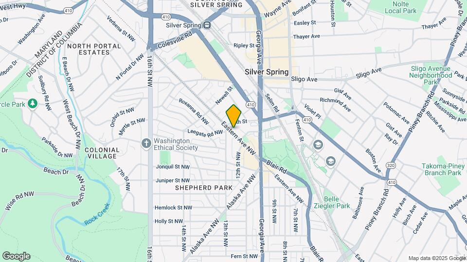7923 Eastern Ave NW Map and Location Details