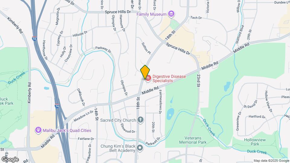 2207 18th St Map and Location Details