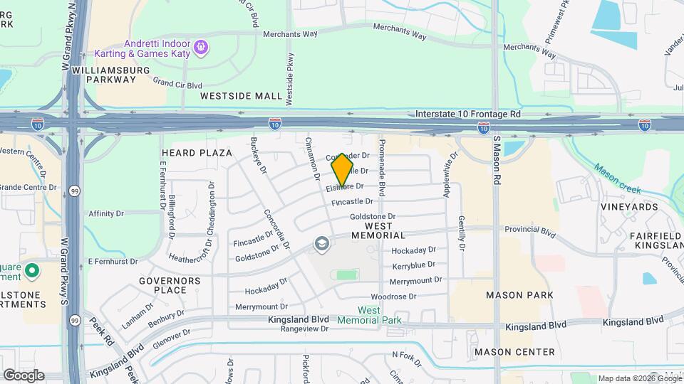 22411 Elsinore Dr Map and Location Details