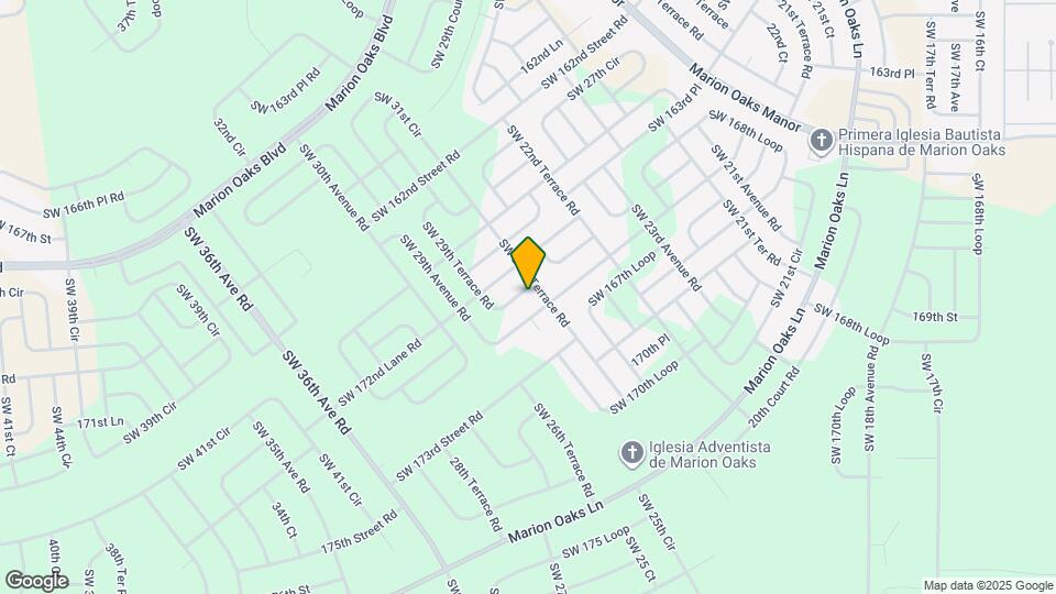 16880 SW 29th Terrace Rd Map and Location Details