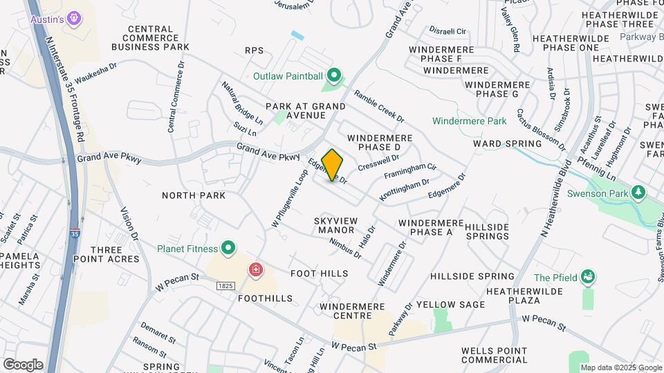 1212 Orchard Park Cir Map and Location Details