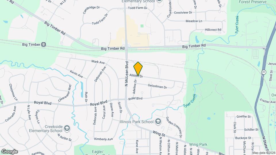 1465 Abbott Dr Map and Location Details