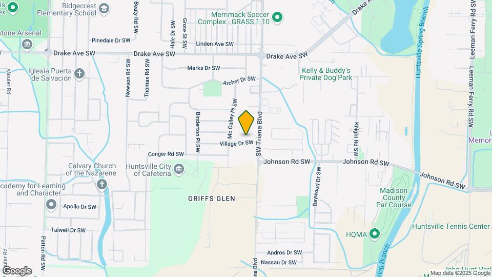 3204 Village Dr SW Map and Location Details