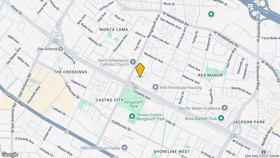 111 N Rengstorff Ave, Unit FL2-ID1441 Map and Location Details